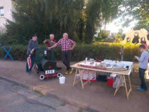 Stand der Jugendabteilung auf dem Straßenfest